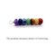Chakra Gemstone Dangle Pendant, One Charm Made from Natural Stone Beads, Adorabilities
